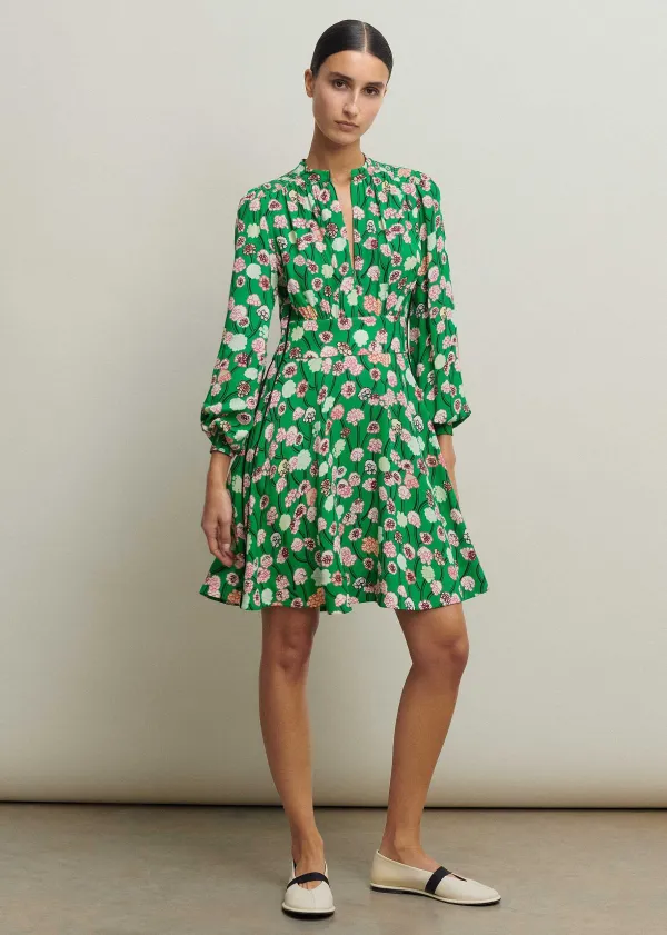 ME+EM Lantana Flower Print Short Boho Dress | Women Short Dresses