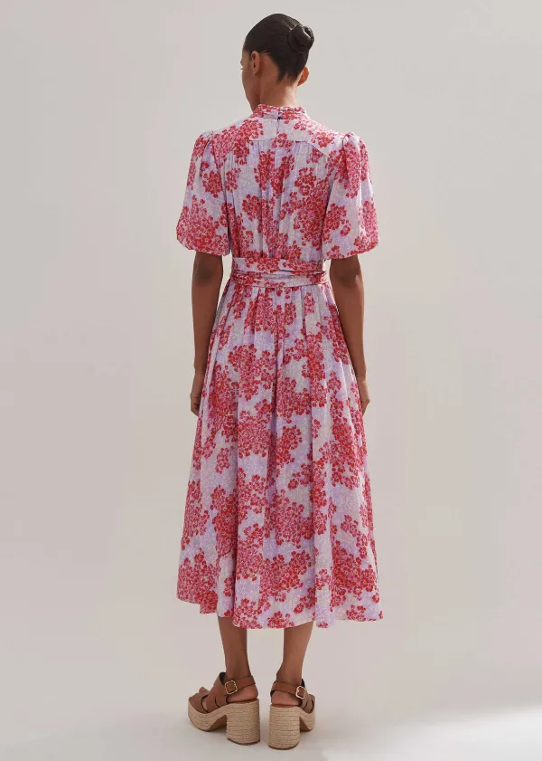 layered_violets_print_midi_dress__belt_2.webp ME+EM Layered Violets Print Midi Dress + Belt | Women Midi Dresses