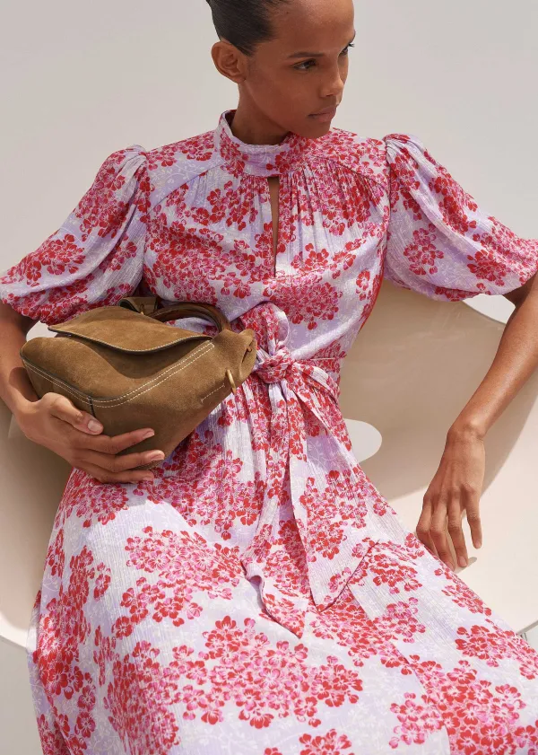 layered_violets_print_midi_dress__belt_5.webp ME+EM Layered Violets Print Midi Dress + Belt | Women Midi Dresses
