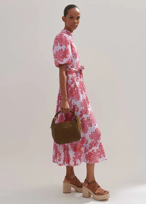 layered_violets_print_midi_dress__belt_6.webp ME+EM Layered Violets Print Midi Dress + Belt | Women Midi Dresses