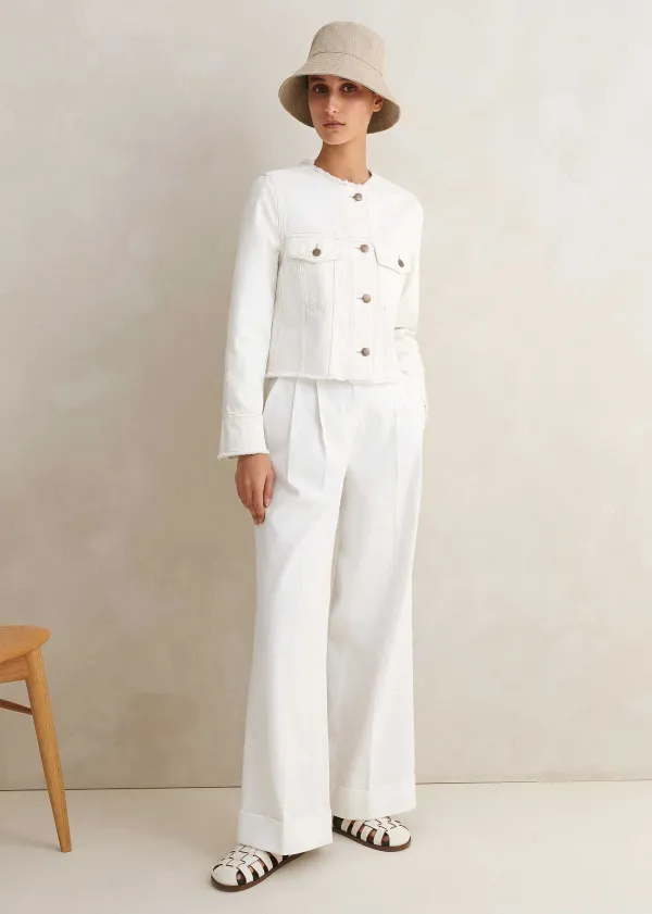 ME+EM Linen Bucket Hat | Women Hats And Scarves