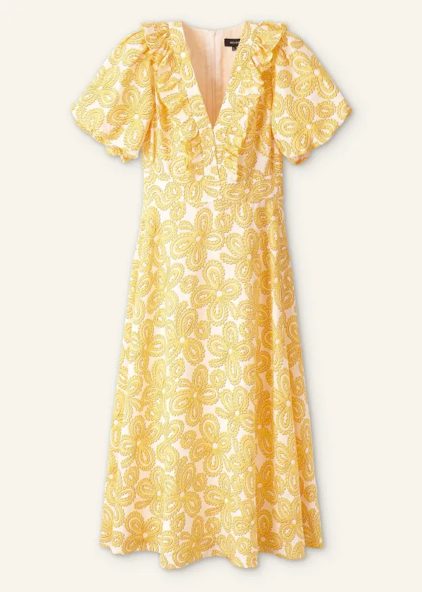 linenblend_lace_print_midi_dress_2.webp ME+EM Linen-Blend Lace Print Midi Dress | Women Midi Dresses