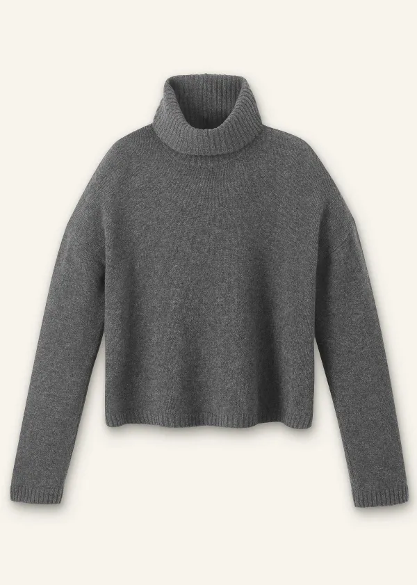 ME+EM Merino Cashmere Relaxed Crop Jumper + Snood | Women Jumpers