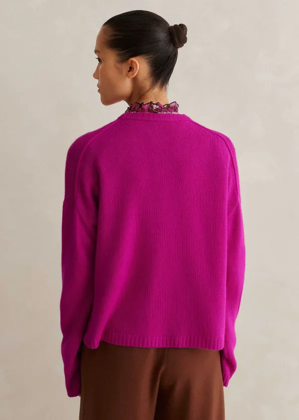 merino_cashmere_relaxed_crop_jumper__snood_4.webp ME+EM Merino Cashmere Relaxed Crop Jumper + Snood | Women Jumpers