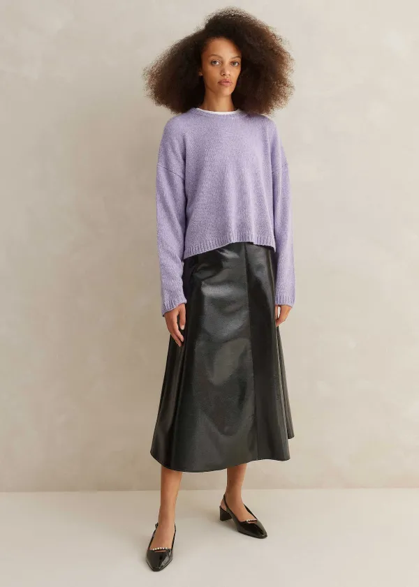 merino_cashmere_silk_relaxed_jumper__snood_2.webp ME+EM Merino Cashmere Silk Relaxed Jumper + Snood | Women Jumpers