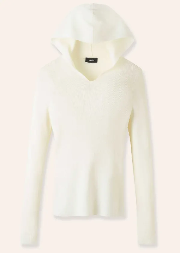 ME+EM Merino Stretch Rib Layering Hoody | Women Jumpers