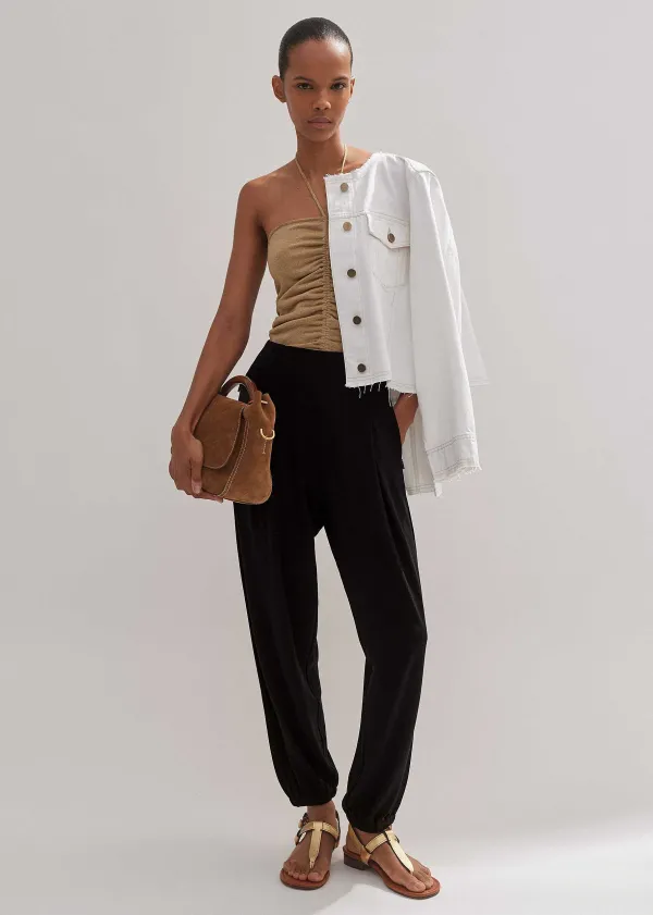 ME+EM Metallic Bandeau Top | Women Vests And Camis