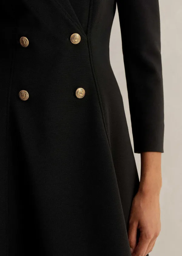 military_button_fit_and_flare_mini_dress_5.webp ME+EM Military Button Fit And Flare Mini Dress | Women Short Dresses