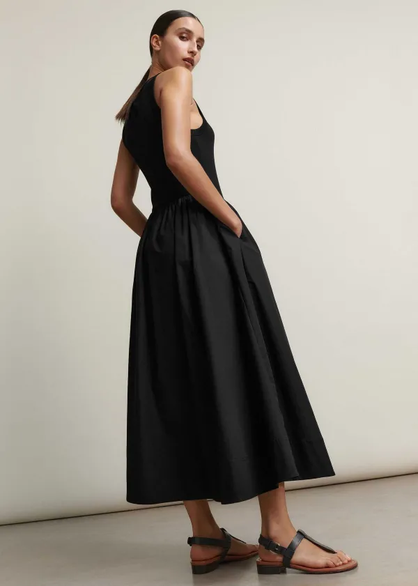 ME+EM Mixed Media Maxi Dress | Women Maxi Dresses