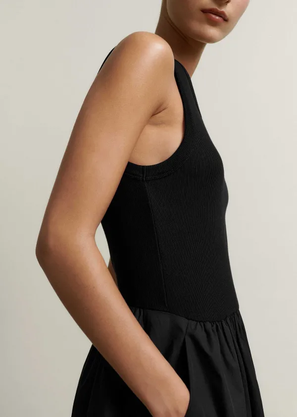 mixed_media_maxi_dress_3.webp ME+EM Mixed Media Maxi Dress | Women Maxi Dresses