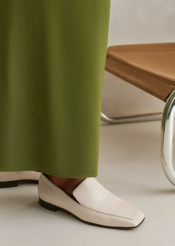 ME+EM Modern Leather Loafer | Women Flat Shoes