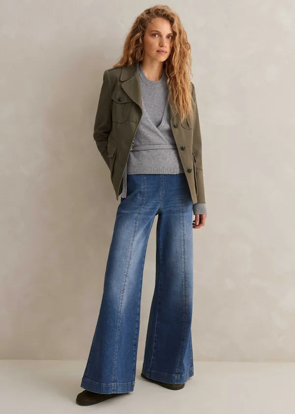 ME+EM Palazzo Travel Jean | Women Jeans