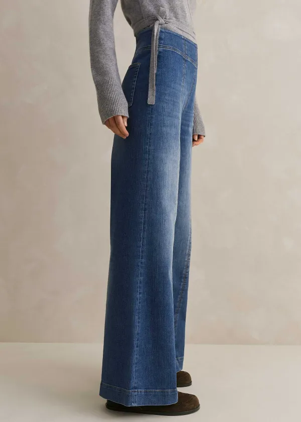 ME+EM Palazzo Travel Jean | Women Jeans