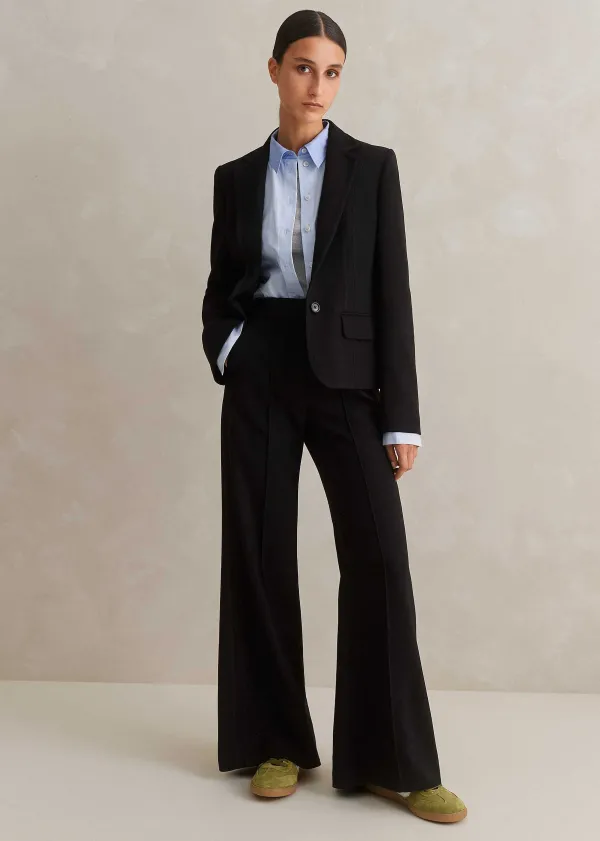 ME+EM Perfect Workwear Short Blazer Man Pant Suit | Women Suits And Co-Ords
