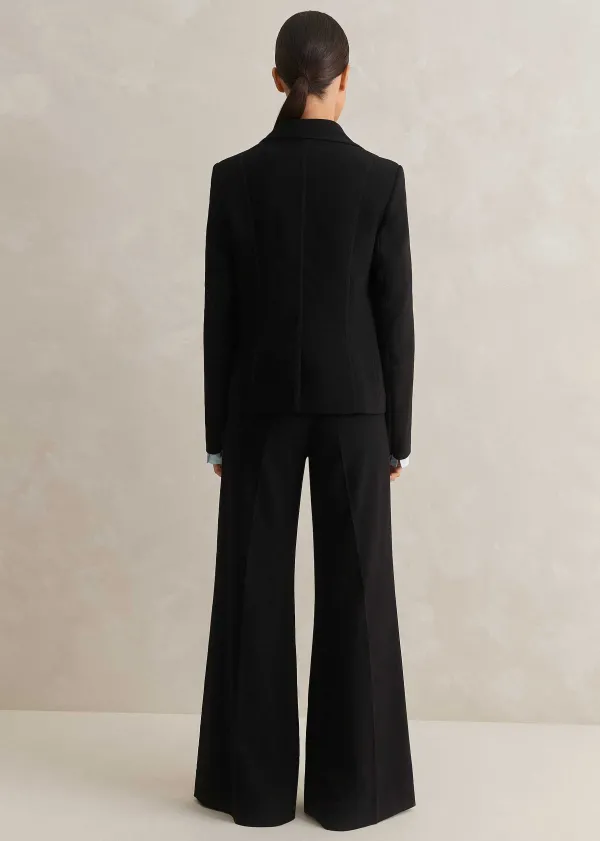 ME+EM Perfect Workwear Short Blazer Man Pant Suit | Women Suits And Co-Ords