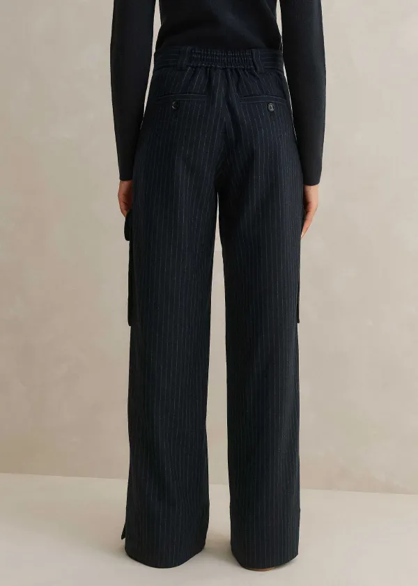 pinstripe_relaxed_straight_cargo_trouser_3.webp ME+EM Pinstripe Relaxed Straight Cargo Trouser | Women Cargo Trousers