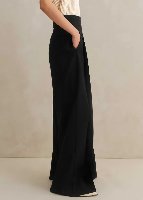ME+EM Pleated Ultra Wide-Leg Trouser | Women Wide-Leg Trousers
