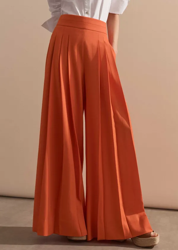 ME+EM Pleated Ultra Wide-Leg Trouser | Women Wide-Leg Trousers