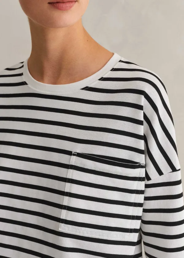 pocket_detail_boxy_long_sleeve_stripe_top_5.webp ME+EM Pocket Detail Boxy Long Sleeve Stripe Top | Women T-Shirts