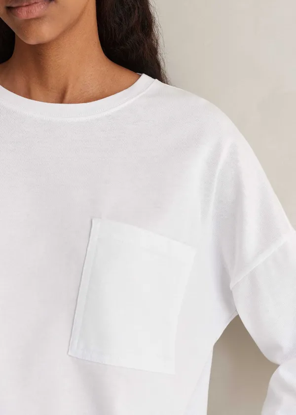pocket_detail_boxy_long_sleeve_top_3.webp ME+EM Pocket Detail Boxy Long Sleeve Top | Women T-Shirts