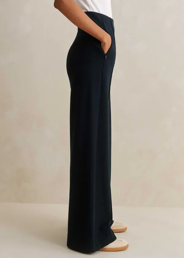 ME+EM Regular Length Travel Tailoring Palazzo | Women Wide-Leg Trousers