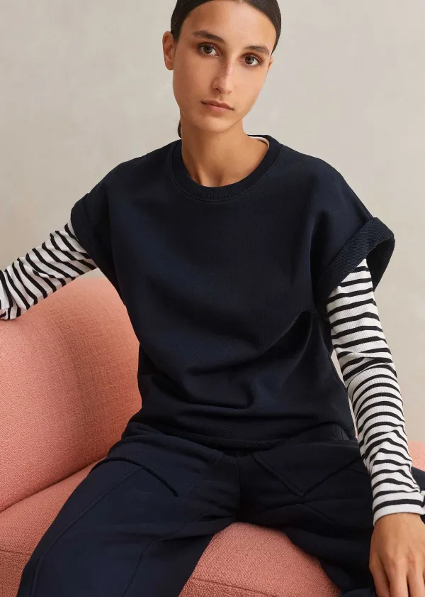 roll_cuff_sweatshirt_4-1.webp ME+EM Roll Cuff Sweatshirt | Women T-Shirts