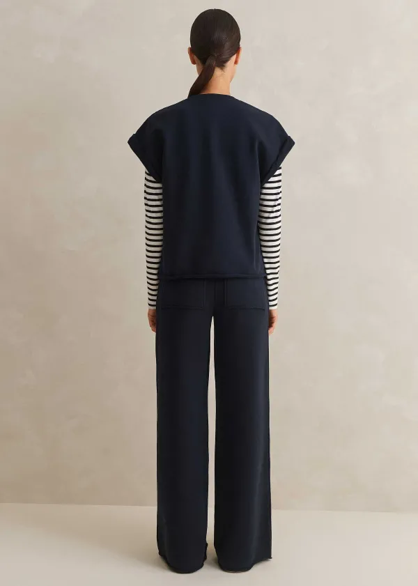 ME+EM Roll Cuff Sweatshirt + Trouser Co-Ord | Women Suits And Co-Ords