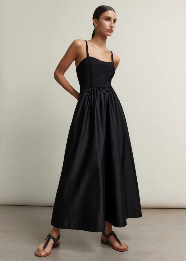 seam_detail_mixed_media_maxi_dress_2.webp ME+EM Seam Detail Mixed Media Maxi Dress | Women Maxi Dresses