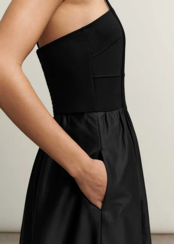 seam_detail_mixed_media_maxi_dress_5.webp ME+EM Seam Detail Mixed Media Maxi Dress | Women Maxi Dresses