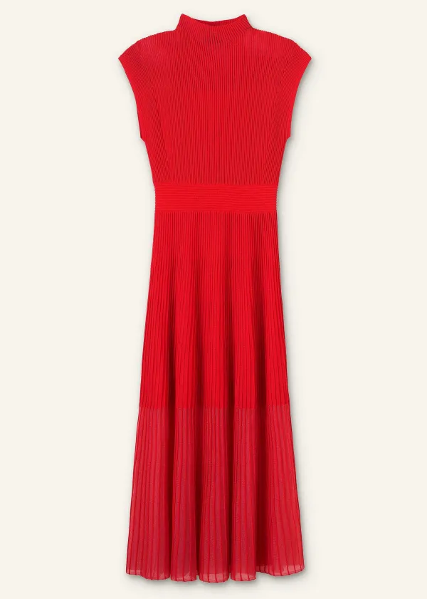 ME+EM Sheer Panelled Evening Knit Maxi Dress | Women Maxi Dresses