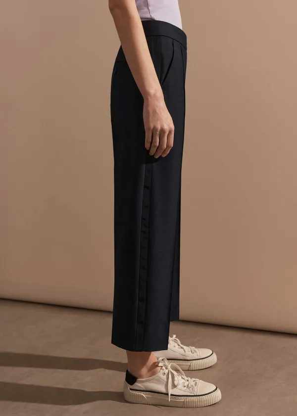 ME+EM Short Length Slim Crop Forever Trouser | Women Slim Trousers