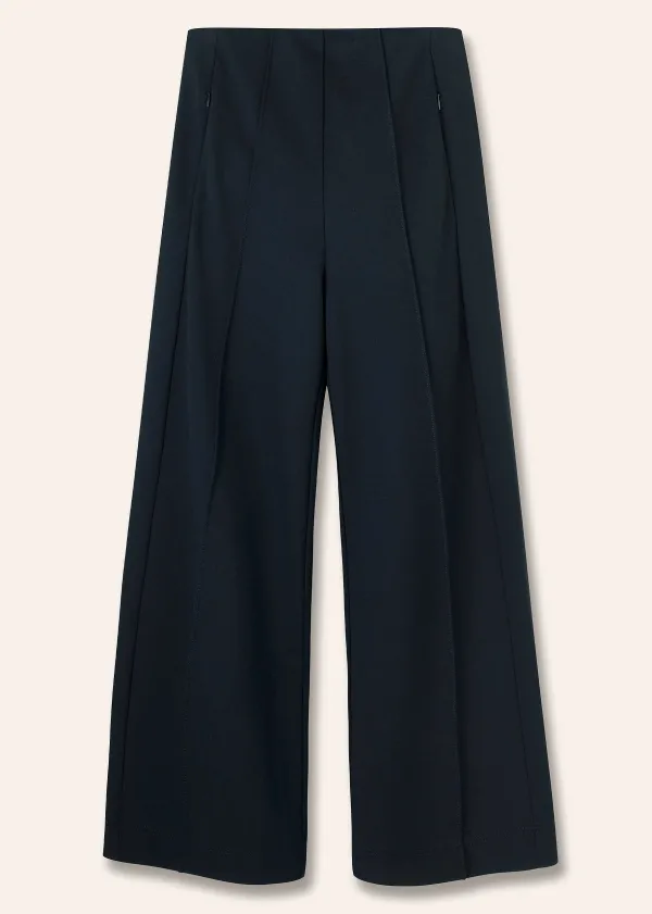 ME+EM Short Length Travel Tailoring Palazzo | Women Wide-Leg Trousers