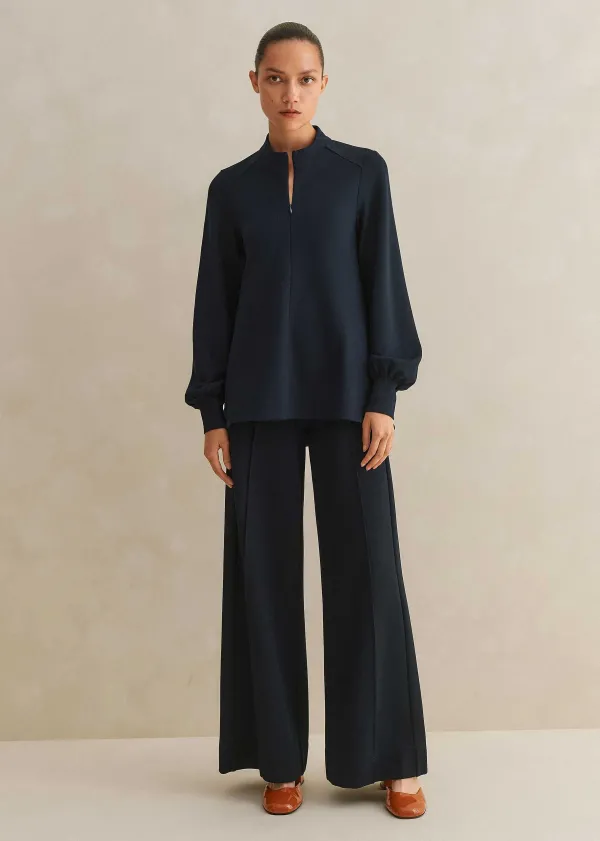 ME+EM Short-Length Travel Tailoring Wide-Leg Palazzo Co-Ord | Women Suits And Co-Ords