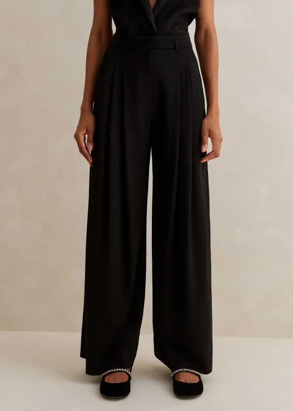 shortlength_wideleg_forever_tux_trouser_5.webp ME+EM Short-Length Wide-Leg Forever Tux Trouser | Women Wide-Leg Trousers
