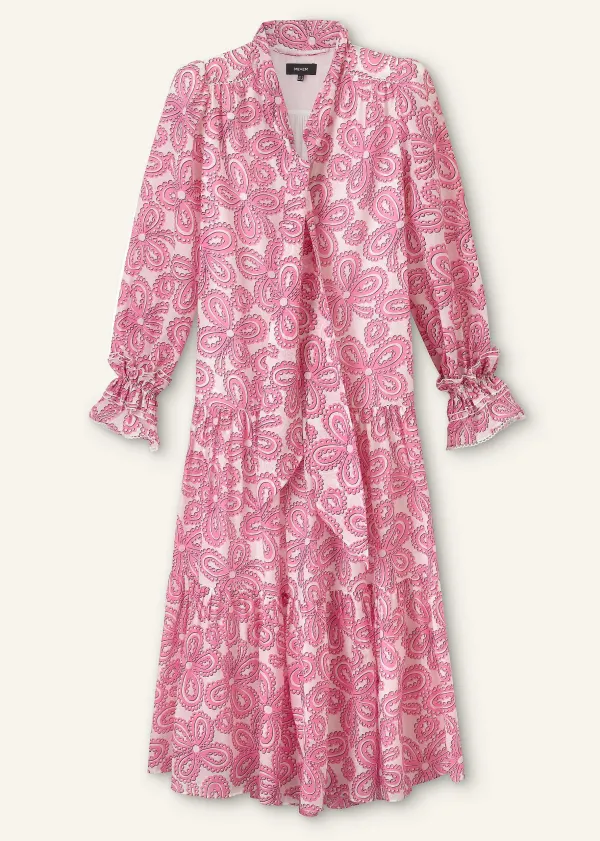 silk_cotton_flower_print_midi_dress__belt_6.webp ME+EM Silk Cotton Flower Print Midi Dress + Belt | Women Midi Dresses