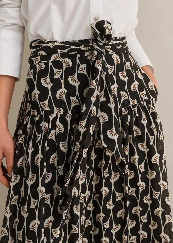 silk_cotton_ginko_leaf_print_skirt__belt_8.webp ME+EM Silk Cotton Ginko Leaf Print Skirt + Belt | Women Skirts