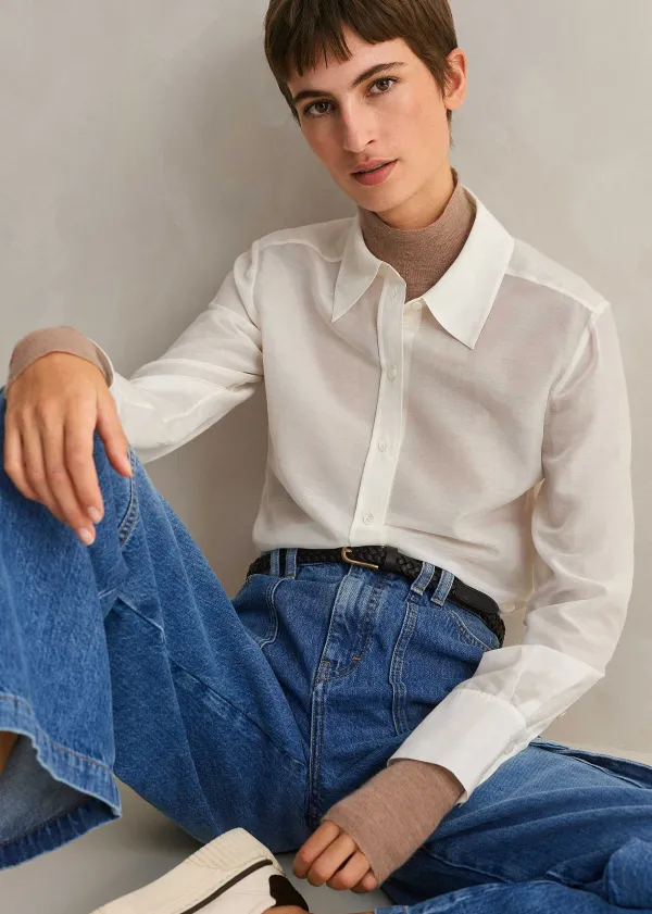 silk_cotton_layering_shirt_5.webp ME+EM Silk Cotton Layering Shirt | Women Shirts