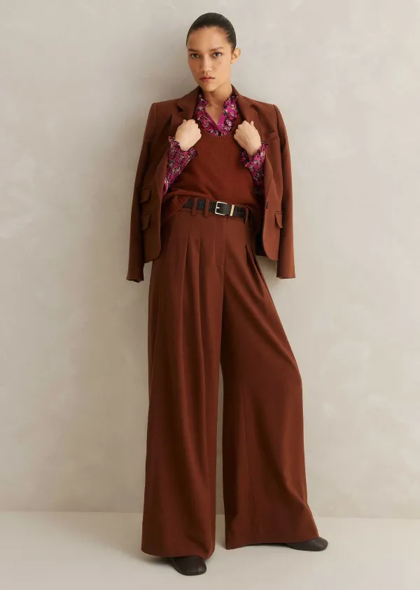 silk_cotton_waterlily_print_blouse_2.webp ME+EM Silk Cotton Waterlily Print Blouse | Women Blouses