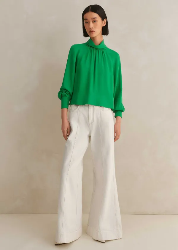 silk_high_neck_raglan_sleeve_top_2-2.webp ME+EM Silk High Neck Raglan Sleeve Top | Women Sweatshirts & Long Sleeve Tops