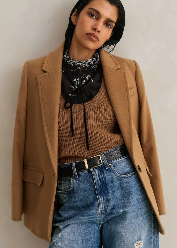 silk_organza_cherry_blossom_print_blouse_7.webp ME+EM Silk Organza Cherry Blossom Print Blouse | Women Blouses