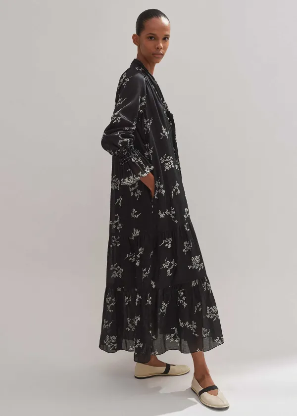 silk_organza_cherry_blossom_print_maxi_dress_4.webp ME+EM Silk Organza Cherry Blossom Print Maxi Dress | Women Maxi Dresses