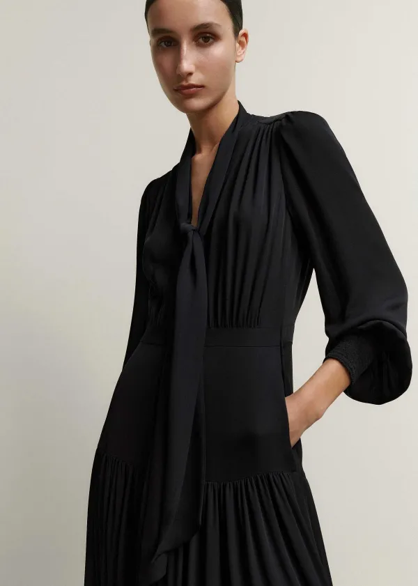 silk_statement_vneck_maxi_dress__belt_3.webp ME+EM Silk Statement V-Neck Maxi Dress + Belt | Women Maxi Dresses