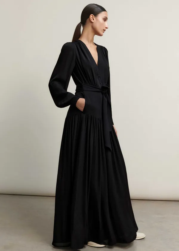 silk_statement_vneck_maxi_dress__belt_4.webp ME+EM Silk Statement V-Neck Maxi Dress + Belt | Women Maxi Dresses