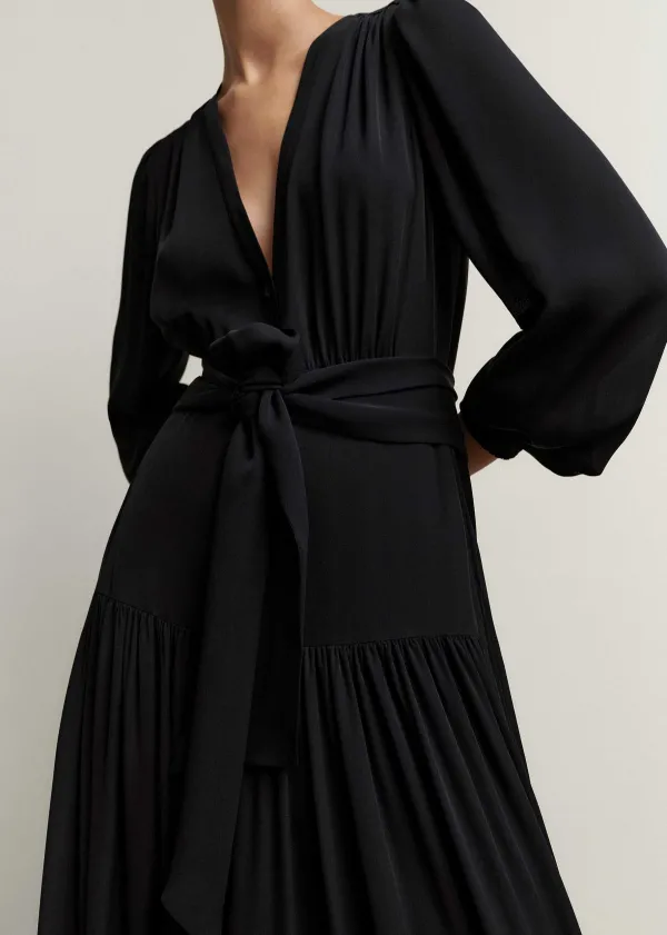 silk_statement_vneck_maxi_dress__belt_5.webp ME+EM Silk Statement V-Neck Maxi Dress + Belt | Women Maxi Dresses