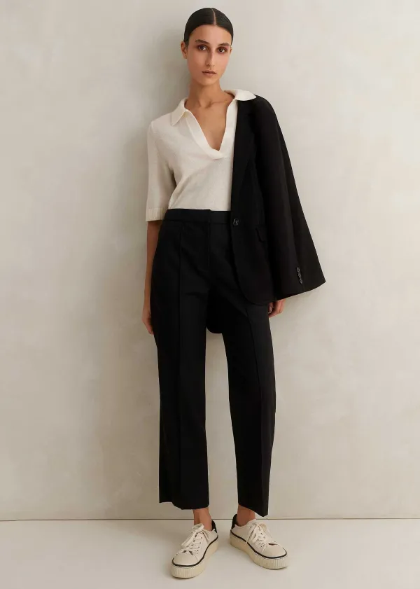 ME+EM Slim Crop Forever Trouser | Women Slim Trousers