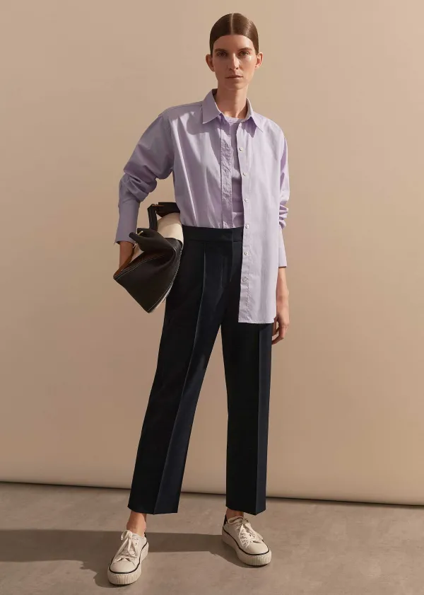 ME+EM Slim Crop Forever Trouser | Women Slim Trousers