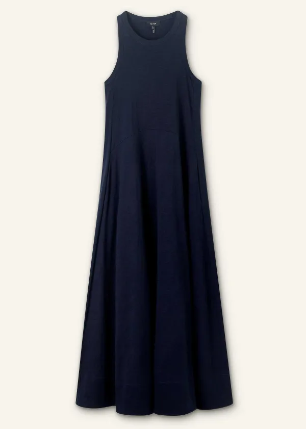 ME+EM Slub Jersey Halterneck Maxi Dress | Women Maxi Dresses