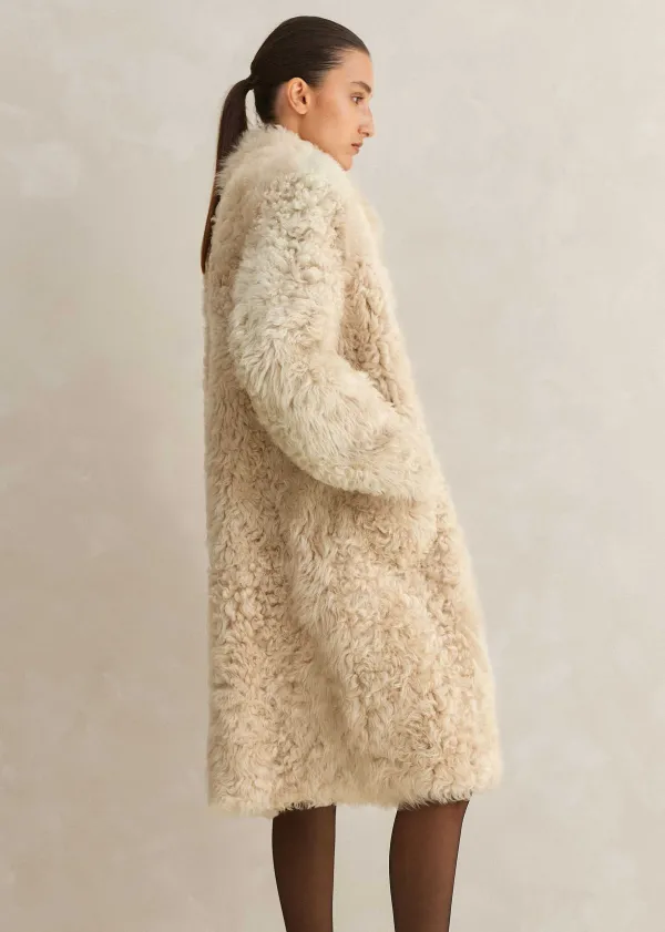 ME+EM Statement Shearling Coat | Women Coats