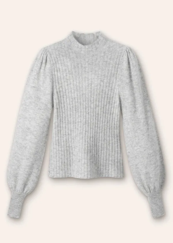 superfine_alpaca_pouf_sleeve_jumper_7.webp ME+EM Superfine Alpaca Pouf Sleeve Jumper | Women Jumpers