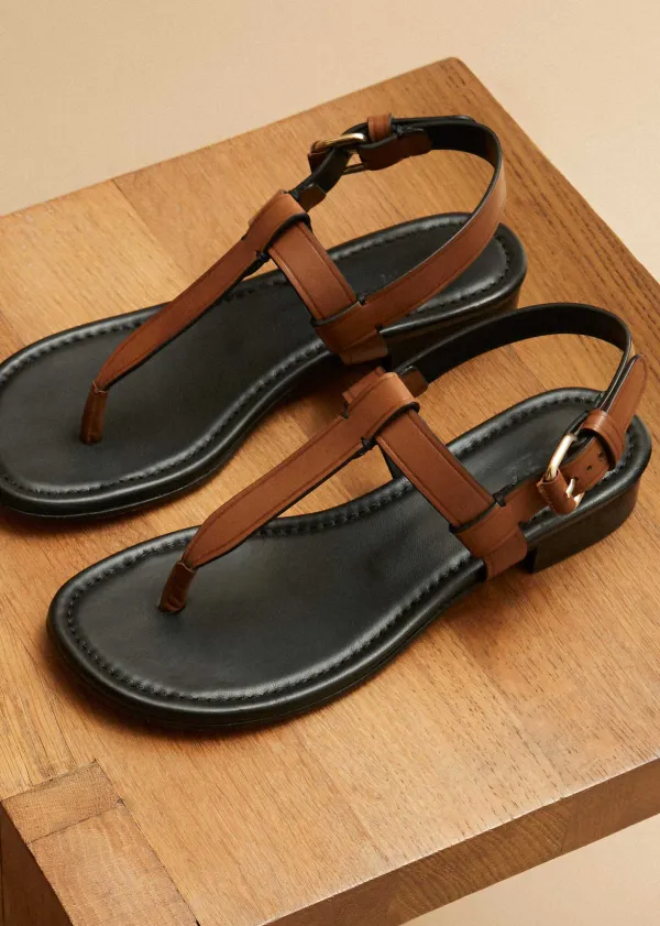 ME+EM T-Bar Sandal | Women Flat Shoes